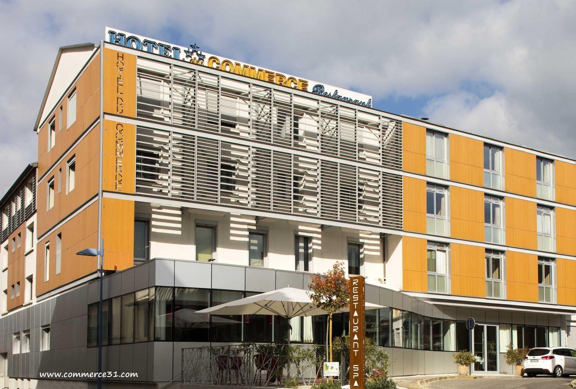סן-גודנס Hotel Du Commerce Spa מראה חיצוני תמונה