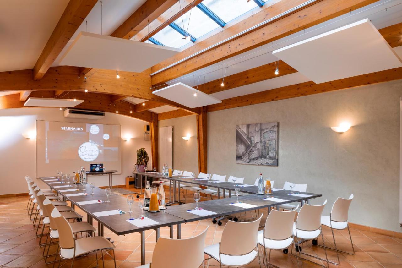 סן-גודנס Hotel Du Commerce Spa מראה חיצוני תמונה